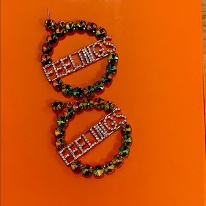 Feelings Hoop Earring